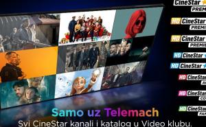 CineStar TV Premiere kanali i Premiere Plus video klub katalog za Telemach korisnike