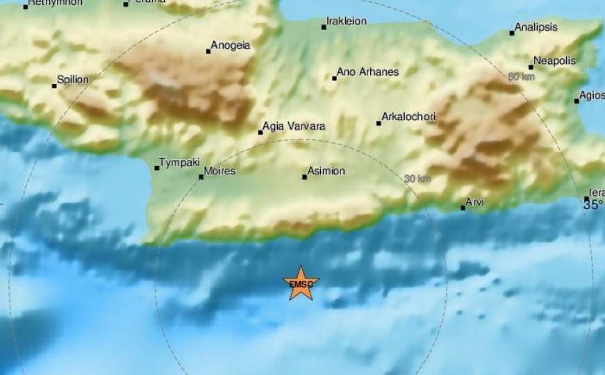 Žestok zemljotres jutros potresao Grčku