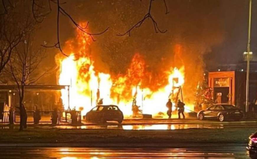 Eksplozija u Beogradu: Pogledajte kako je izgorio poznati restoran