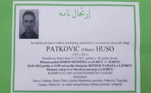 Poznat termin dženaze Husi Patkoviću, samohranom ocu četvero djece