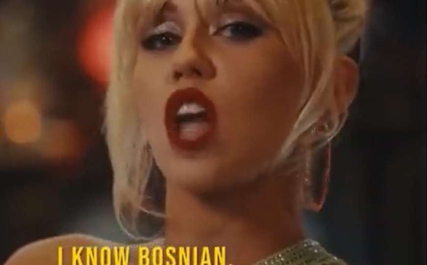 Poznata pjevačica Miley Cyrus "progovorila" bosanski: "Priča kao da je iz Bihaća"