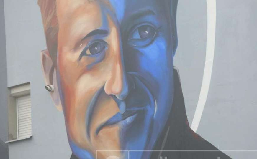 Dobročinstvo koje nije zaboravljeno: Završen mural Michaelu Schumacheru u Sarajevu
