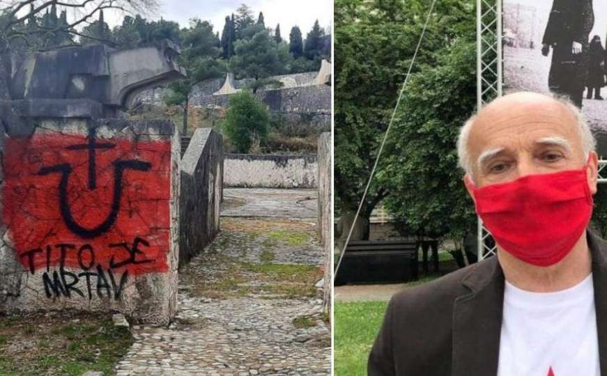 Đulić o skrnavljenju Partizanskog groblja: Hitlerjugend ponovo jezdi Mostarom
