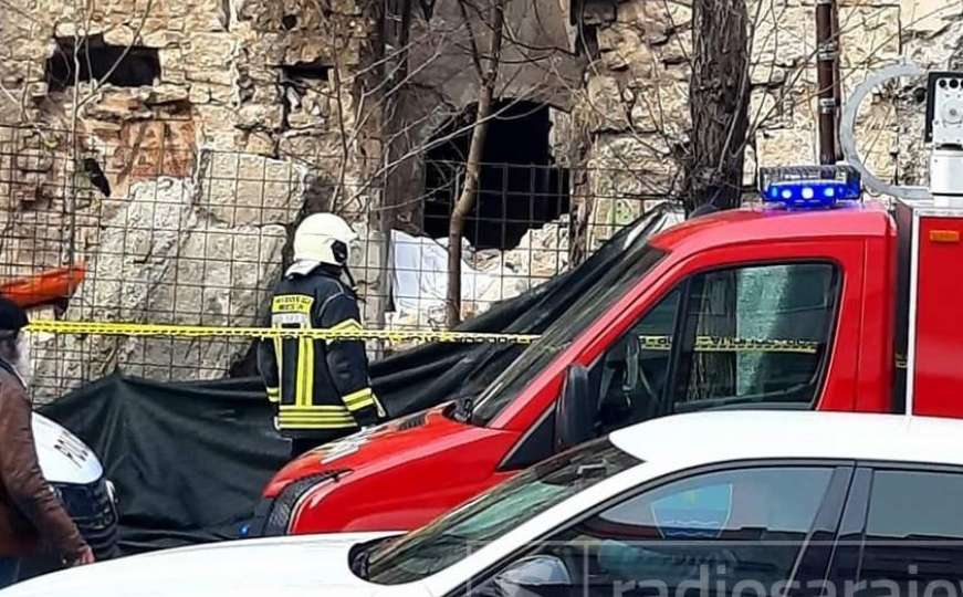 Nakon urušavanja zida u Mostaru: Vatrogasci izvukli tijelo ispod ruševina