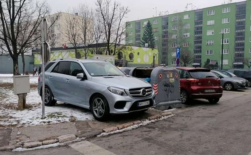 Od ovog parking papka u Sarajevu građani ne mogu ni smeće baciti