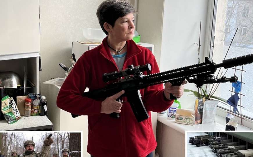 Ukrajinka (52) kupila super pušku sa snajperom i prigušivačem i spremno čeka Ruse!