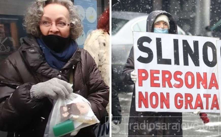 U Sarajevu protesti protiv Milanovića: Građani donijeli sapun, parfem i nakurnjak