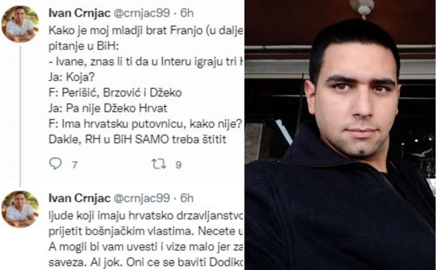 Sramotne objave Ivana Crnjca, novinara zaposlenog na državnoj televiziji BiH 
