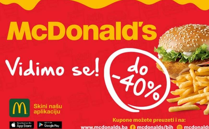 Omiljeni McDonald’s sendviči sa uštedama do 40 posto
