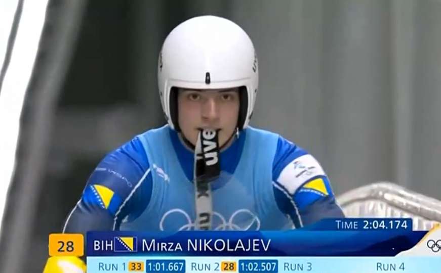 Mirza Nikolajev završio i drugu vožnju na Olimpijskim igrama u Pekingu