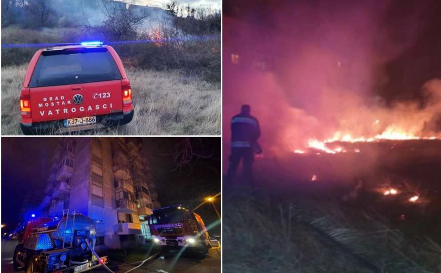 Burna noć u Hercegovini: Vatrogasci lokalizovali 12 požara...