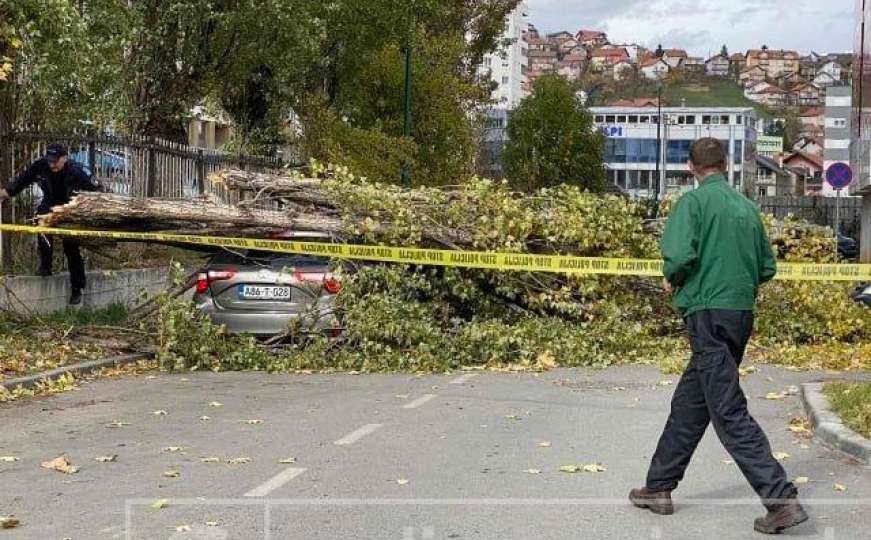 Upozorenje na jake udare vjetra u ZDK: Opasnost od oborenih stabala i kablova