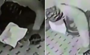 Snimak pljačke u Beogradu: Lopov puzao i provukao se kroz izlog radnje 