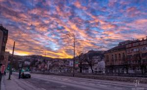 Čudesne su boje februarskog jutra u Sarajevu