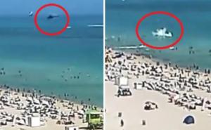 Drama u Miamiju: Helikopter pao u more dok je plaža bila krcata