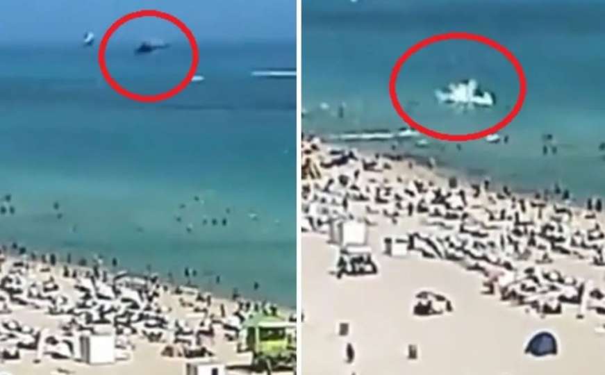 Drama u Miamiju: Helikopter pao u more dok je plaža bila krcata