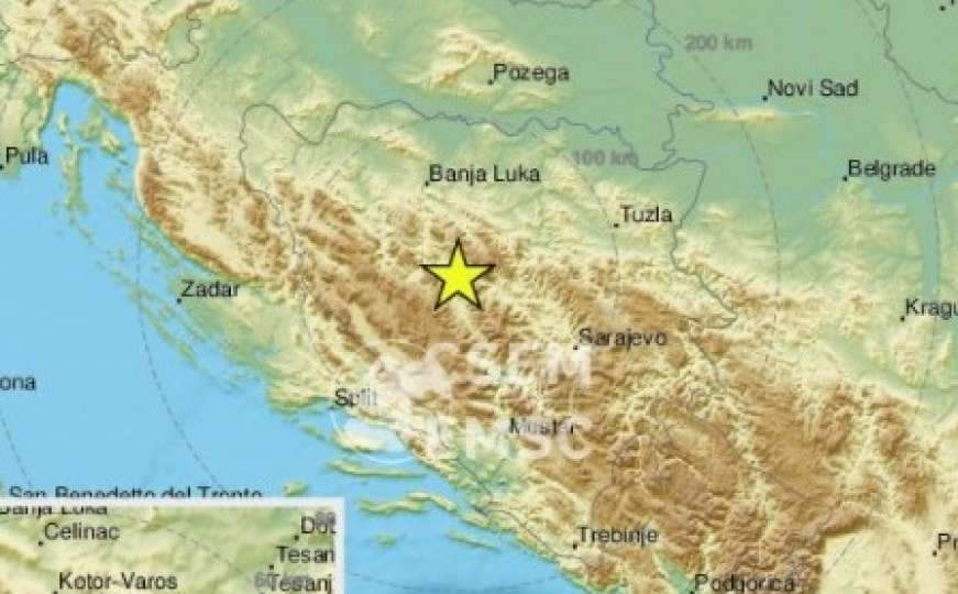 Zemljotres u BiH 
