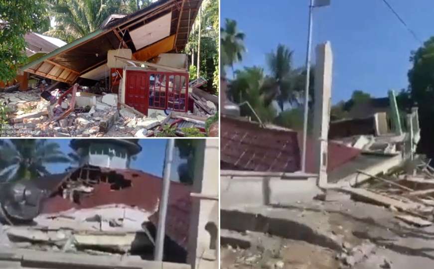 Snažan zemljotres pogodio Indoneziju: Ima mrtvih, traga se za nestalim 