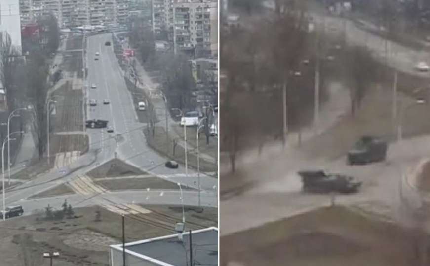 BBC objavio snimke ruskih oklopnih vozila kako prolaze kroz Kijev