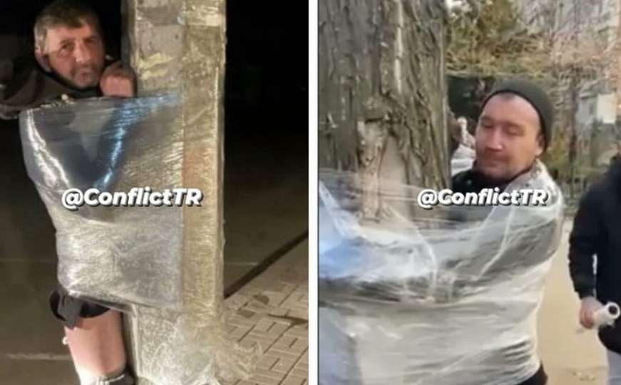 Internetom kruže fotografije navodnih ruskih sabotera zalijepljenih za stubove 
