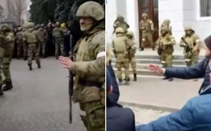 Nadrealne scene iz okupiranog grada: Građani ruskim vojnicima poručili "Idite kući"