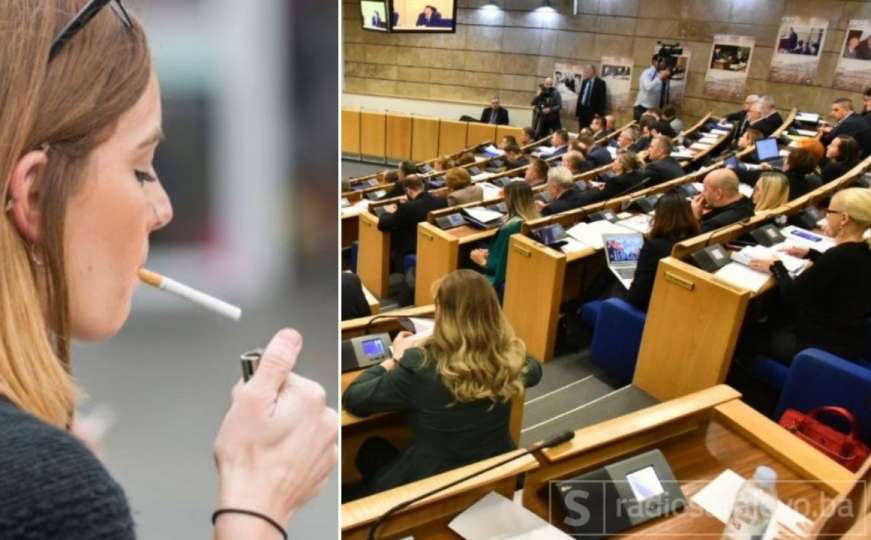 Dom naroda FBiH odlučuje hoće li biti zabranjeno pušenje u javnim prostorima