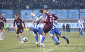 Erupcija oduševljenja plave publike na Grbavici: Željezničar vodi u derbiju