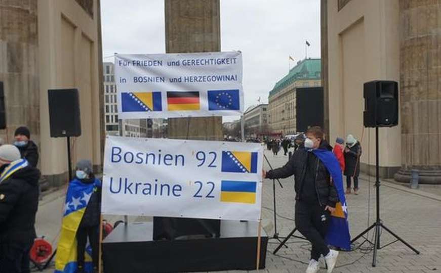 Poruka s protesta u Berlinu: Ukrajina bi se mogla ponoviti i u BiH