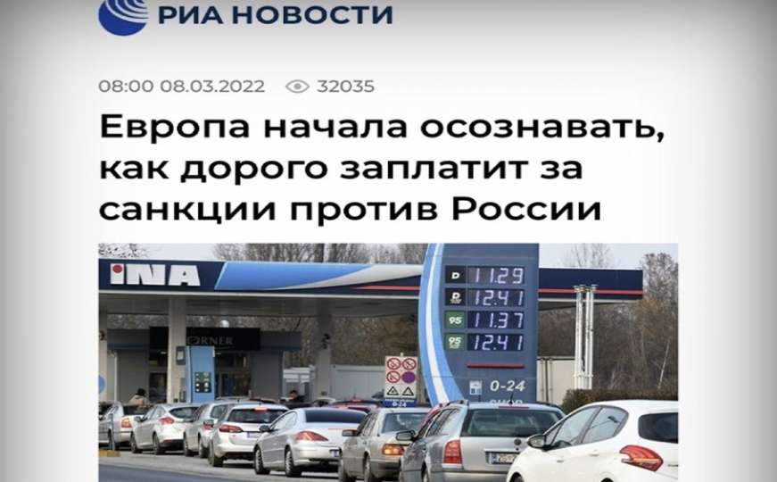 Rusi objavili fotografiju iz Zagreba: "Skupo ćete platiti sankcije"