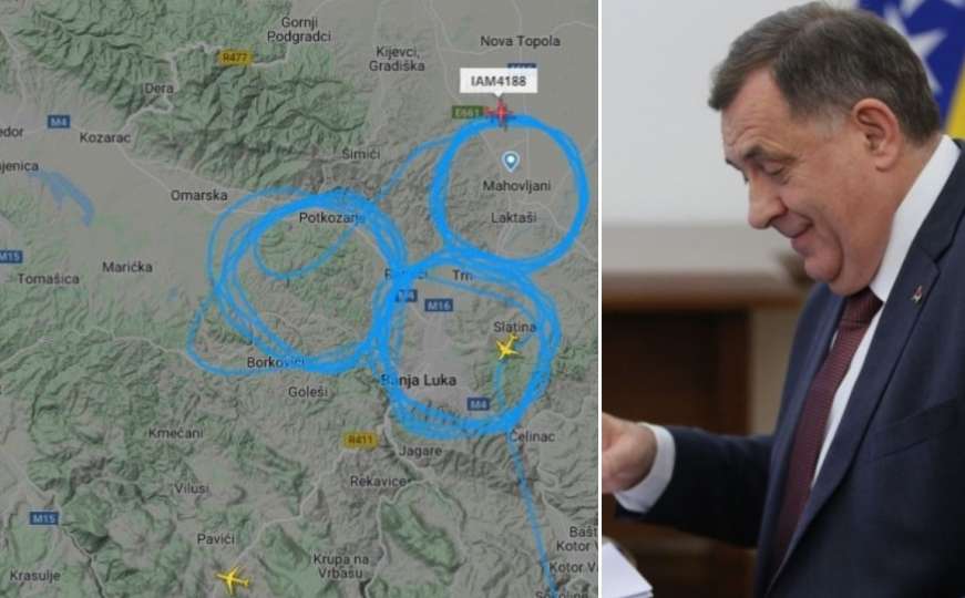 Jedno pitanje Milorada Dodika nakon što je italijanski avion letio iznad BiH