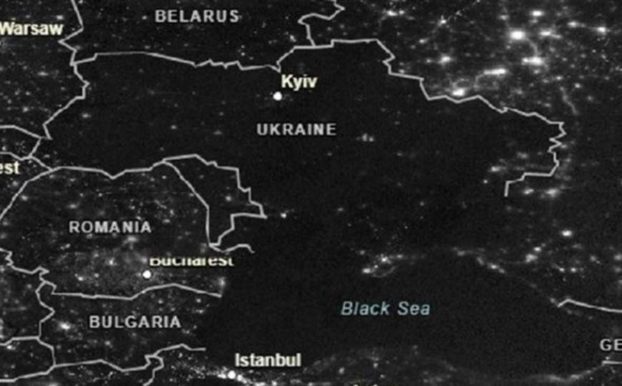 NASA objavila jezive slike mraka iznad Ukrajine od prije mjesec dana i danas