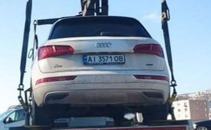Pauk u Splitu digao automobil ukrajinskih tablica, slučaj izazvao raspravu