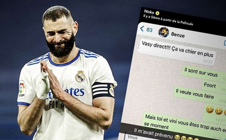 Procurile WhatsApp poruke koje je Benzema rekao prijatelju prije meča