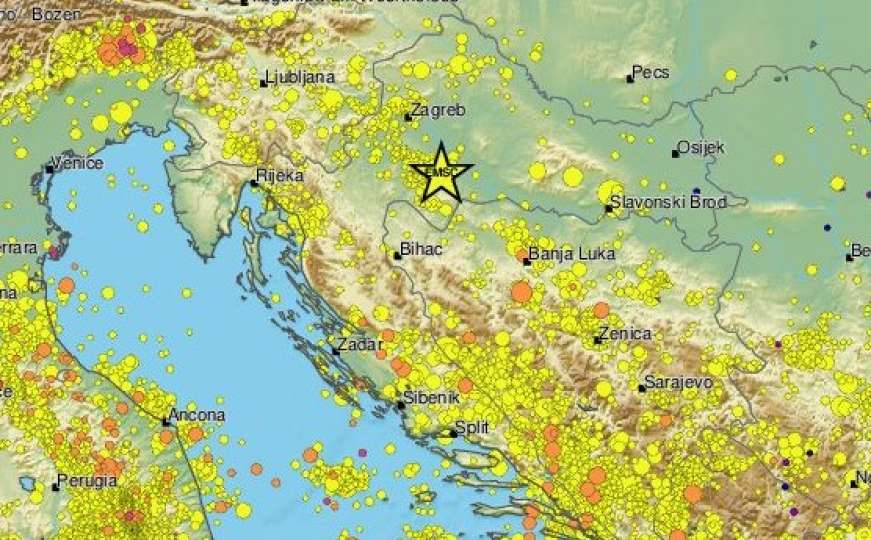 Zemljotres na samoj granici BiH i Hrvatske 