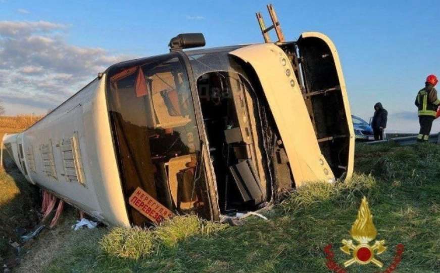 Teška nesreća u Italiji: Prevrnuo se autobus pun izbjeglica iz Ukrajine