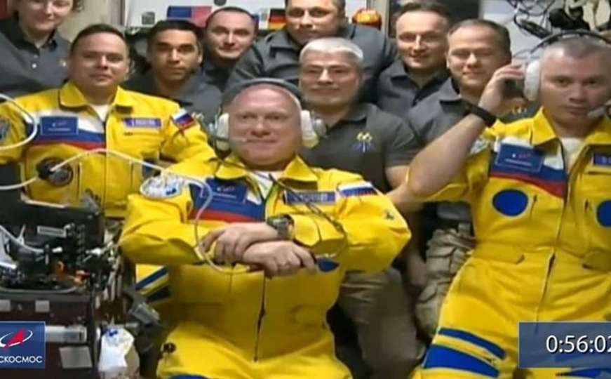 Ruski astronauti se slikali u bojama ukrajinske zastave: Ubrzo je stiglo objašnjenje