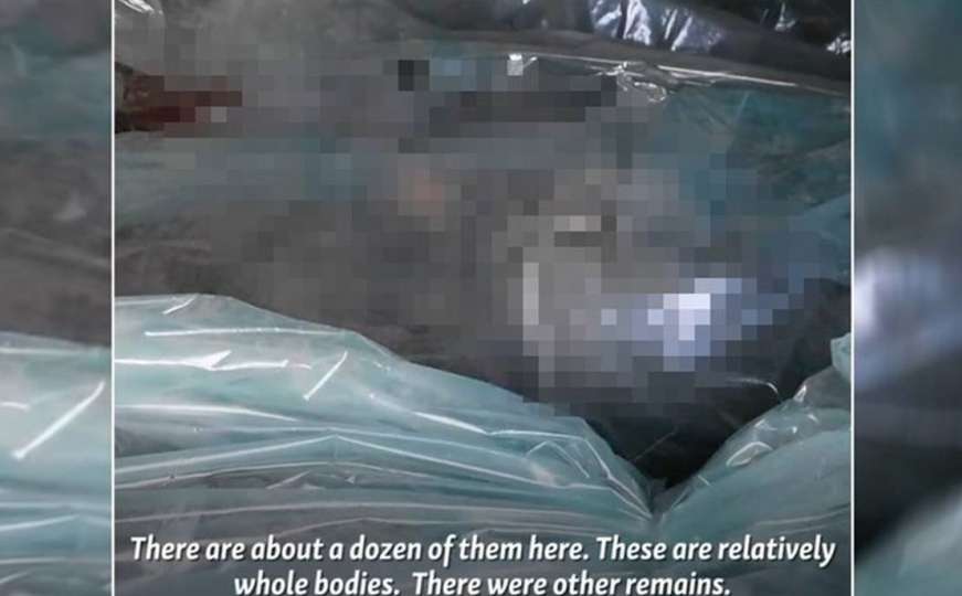 Objavljen video na kojem pod okriljem noći dovoze poginule ruske vojnike u mrtvačnicu