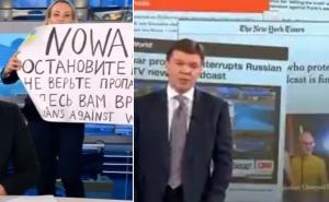 Ruska TV se oglasila nakon protesta urednice u live programu: ""Britanska špijunka..."