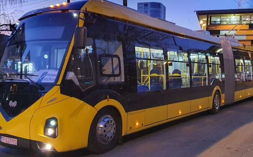 Lijepa vijest za Sarajlije: Prva testna vožnja novih trolejbusa