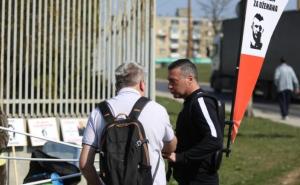 Davor Dragičević postavio šator ispred Tužilaštva BiH