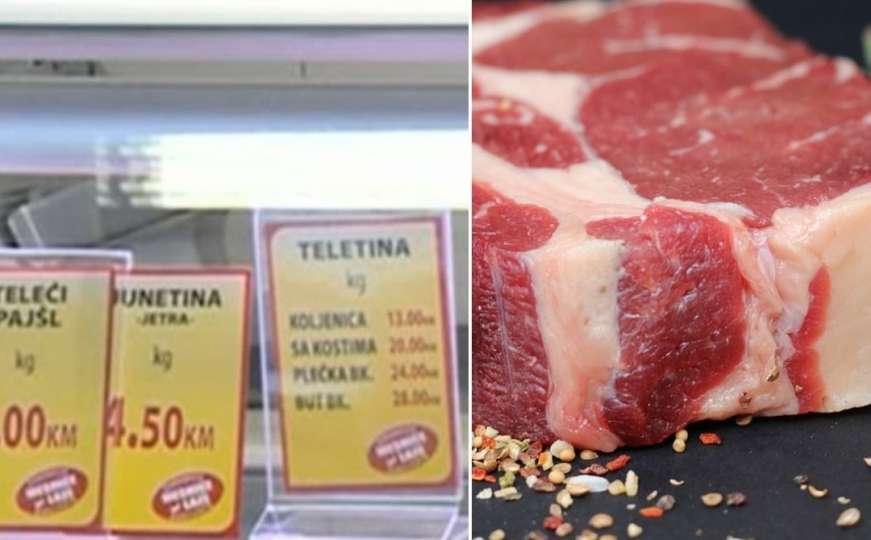 Vrtoglave cijene mesa u BiH: Koliko košta kilogram telećeg buta, a koliko junećeg?