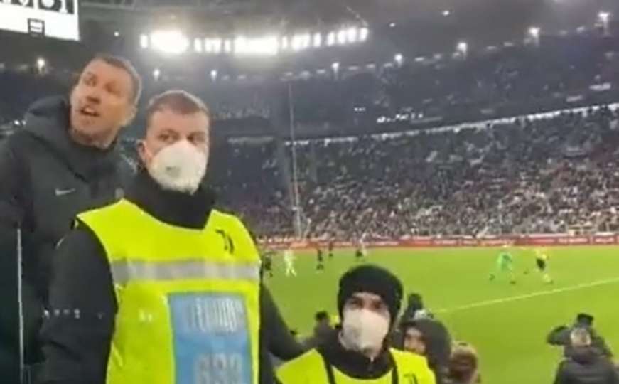 Verbalni obračun Edina Džeke s navijačem Juventusa 