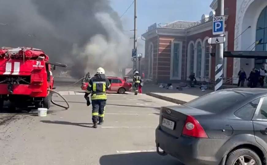 Rusi bombradovali stanicu Kramatorsk tokom evakuacije: Ima mrtvih i povrijeđenih