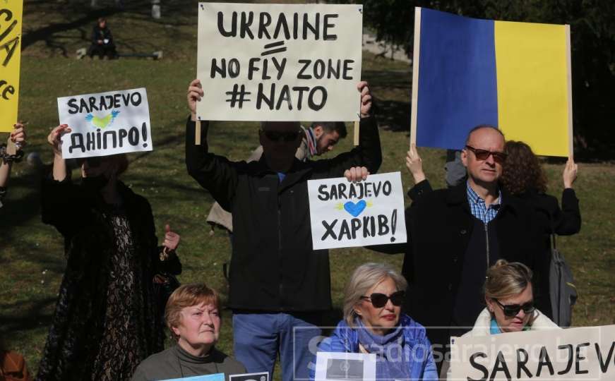 Najavljeni veliki protesti podrške u Sarajevu: "Stojimo uz Ukrajinu"