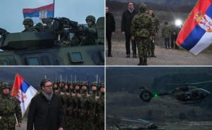 Pogledajte noćnu vojnu vježbu srbijanske vojske, prisutan i Vučić 
