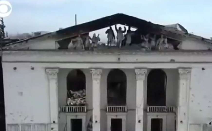 Ukrajina objavila zastrašujući snimak ruskog razaranja dječijeg pozorišta