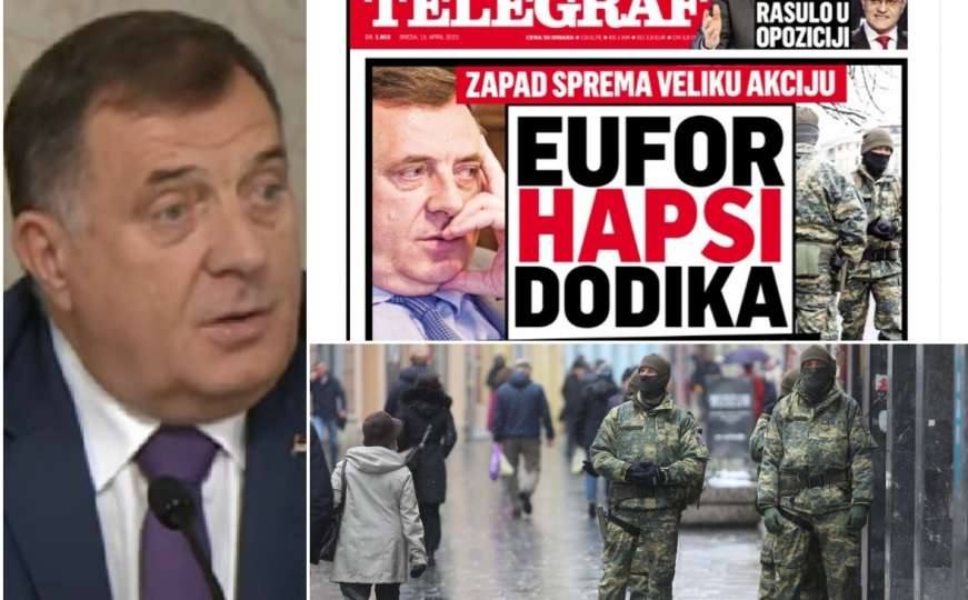 Srbijanski medij piše da će Dodik biti uhapšen: Evo šta o tome kažu iz EUFOR-a