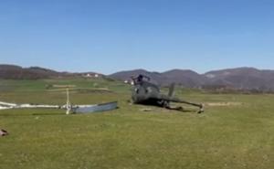 Objavljen video prevrnutog helikoptera Oružanih snaga BiH 