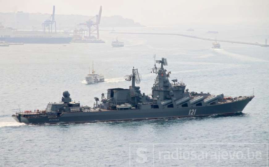 Rusi u eksploziji ostali bez glavnog ratnog broda u Crnom moru