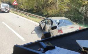 Udes u BiH, učestvovala dva vozila, velika materijalna šteta